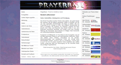 Desktop Screenshot of prayerbase.org